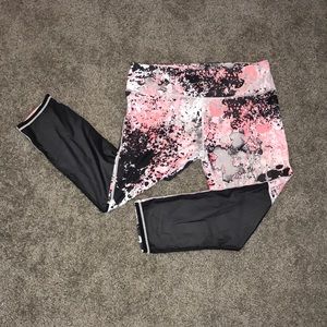 Fabletics Leggings with Mesh Calf Design